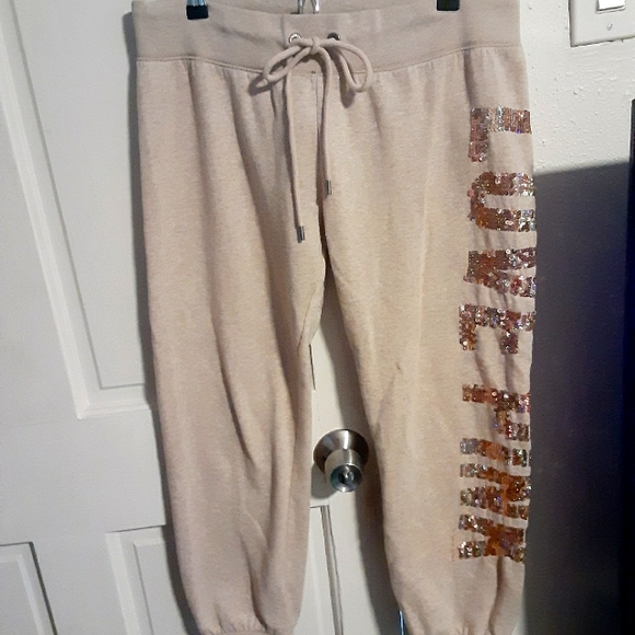 Victoria Secret- Pink- bling sweatpants - Picture 2 of 3